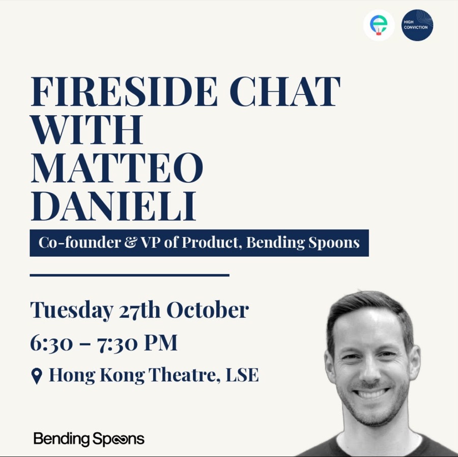 Fireside chat with Matteo Danieli poster